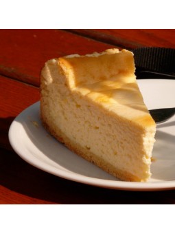 Tarta casera de queso al horno